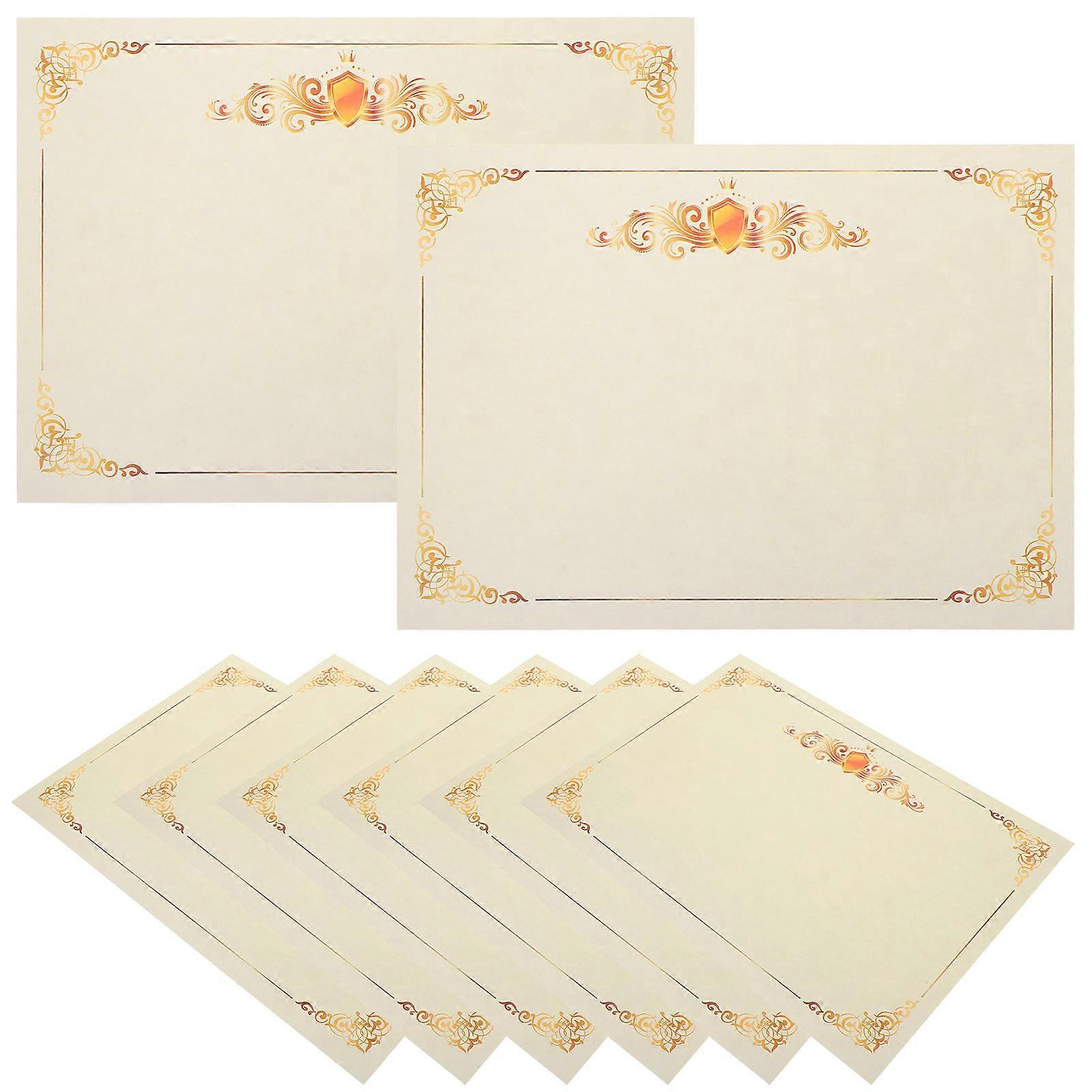 Printable Certificate Paper for Awards 100 Sheets of Blank Certificate
