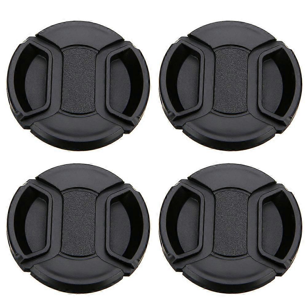 Lens Cover Protector for 4Pcs Camera Lens Dust-Proof Covers Black