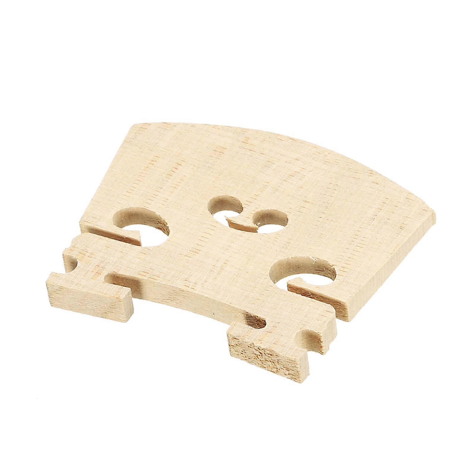 4/4 Violin Bridge Maple Wood Replacement with Precise Fit and Stable String Support