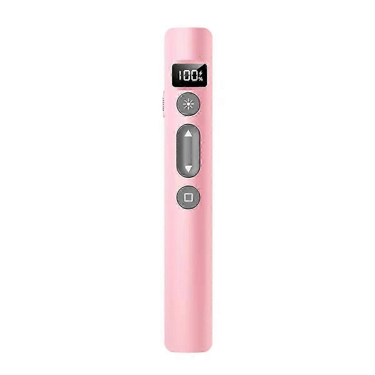 2.4G Smart Wireless Presenter Power Consumption Level Display Pink