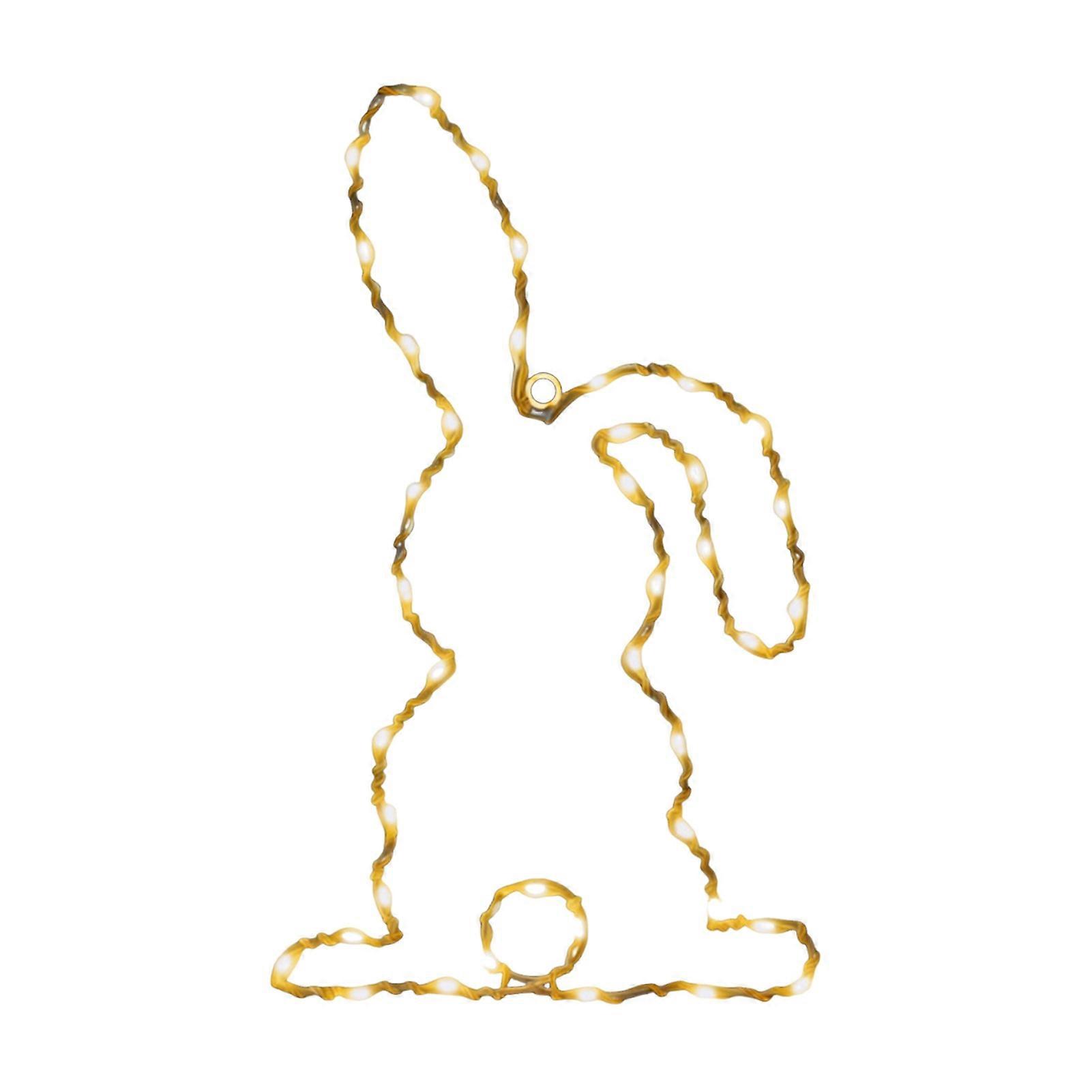 LED Window Light Easter Hanging Lamp with 8 Dynamic Modes Remote Control Timer Battery Operated