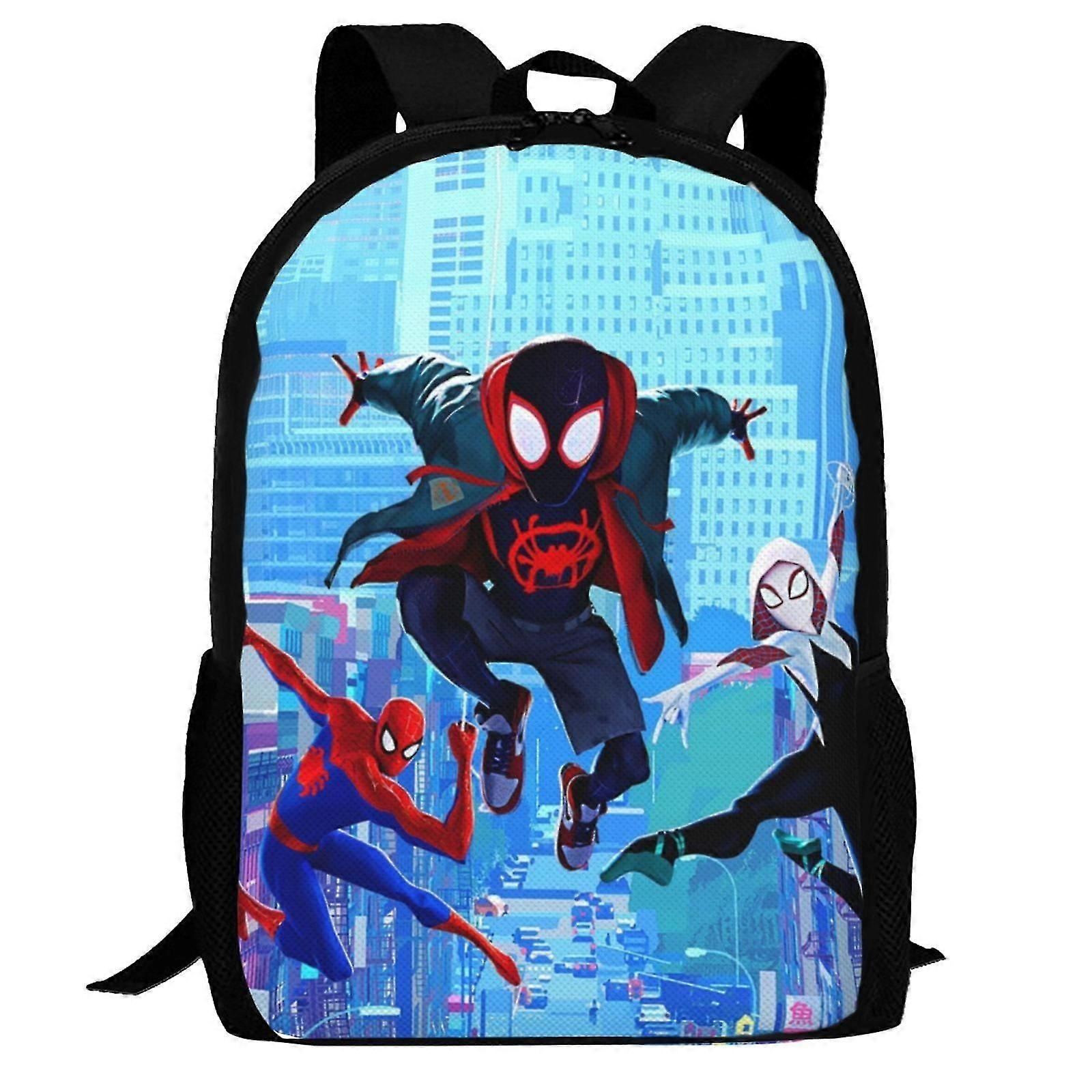j6859 Spider-Man Miles Morales Backpack,3d Print Laptop Backpack Lightweight Casual Daypack Bookbag Multi-Function Travel Backpack e6859