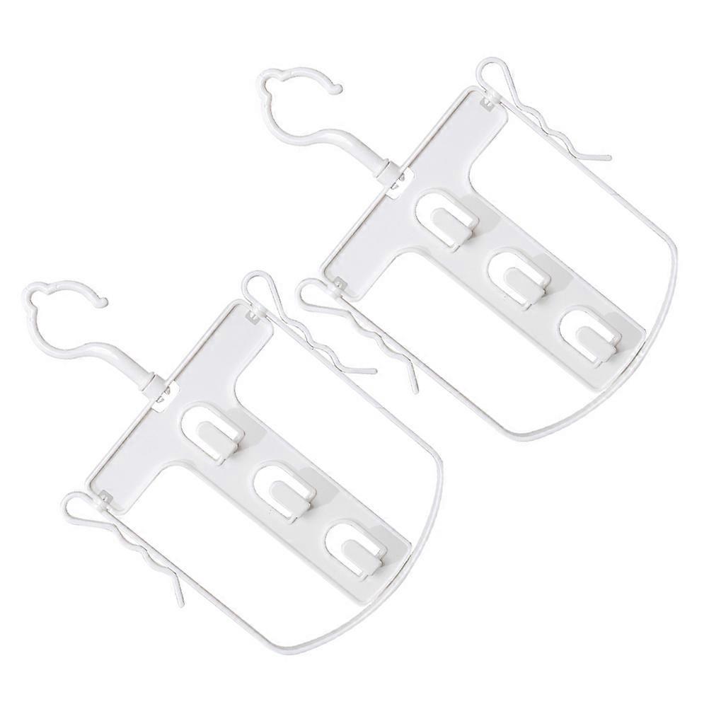 Rotatable Clothes Hanger for Household Drying 4Pcs Plastic Rack