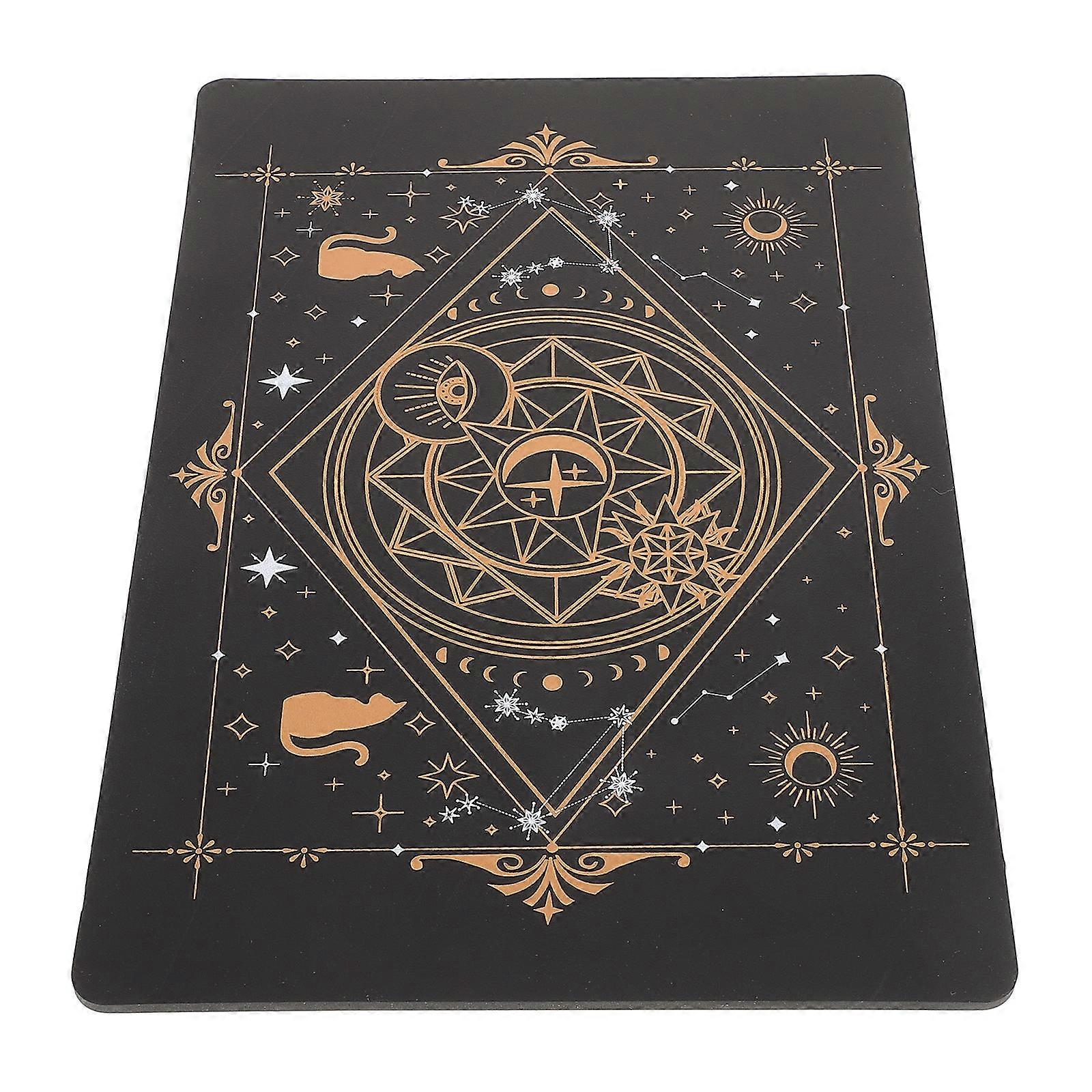 Craft Making Mat 2Pcs Professional Design Cutting Board For DIY Projects Rectangular Black PU Material
