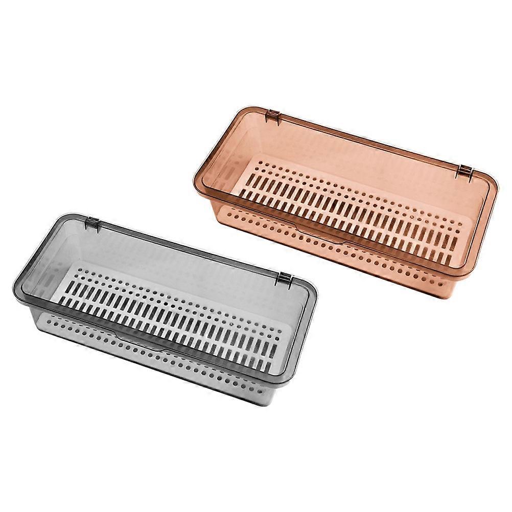 Cutlery Storage Box Kitchen Supply Organizer for Kitchen Use 2Pcs