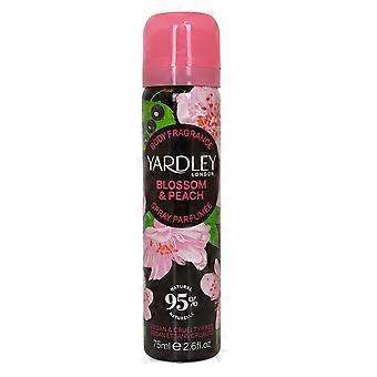 Profumo spray per il corpo Blossom and Peach Yardley 75ml