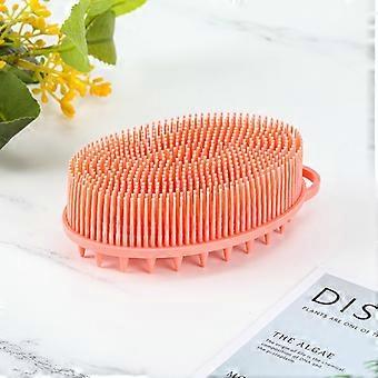 Körperpeeling, Silikon-Luffa, Massagewäscher, hygienisches Aufschäumen, Trocken-Nassanwendung, 3er-Pack