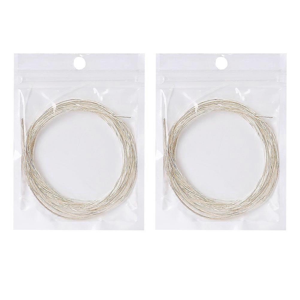 Guitar Strings Professional Acoustic Guitar Strings Durable 2 Bags Set