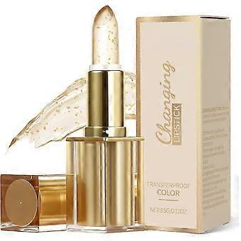 Crystal Lipstick with pH Adjusting Color, 8hr Transfer Proof, Moisturizing Lipstick for All Skin Tones