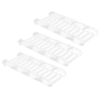 3 échelles transparentes pour hamster | Accessoires pour cage de petits animaux, plate-forme de jeu pour cobayes, rats.