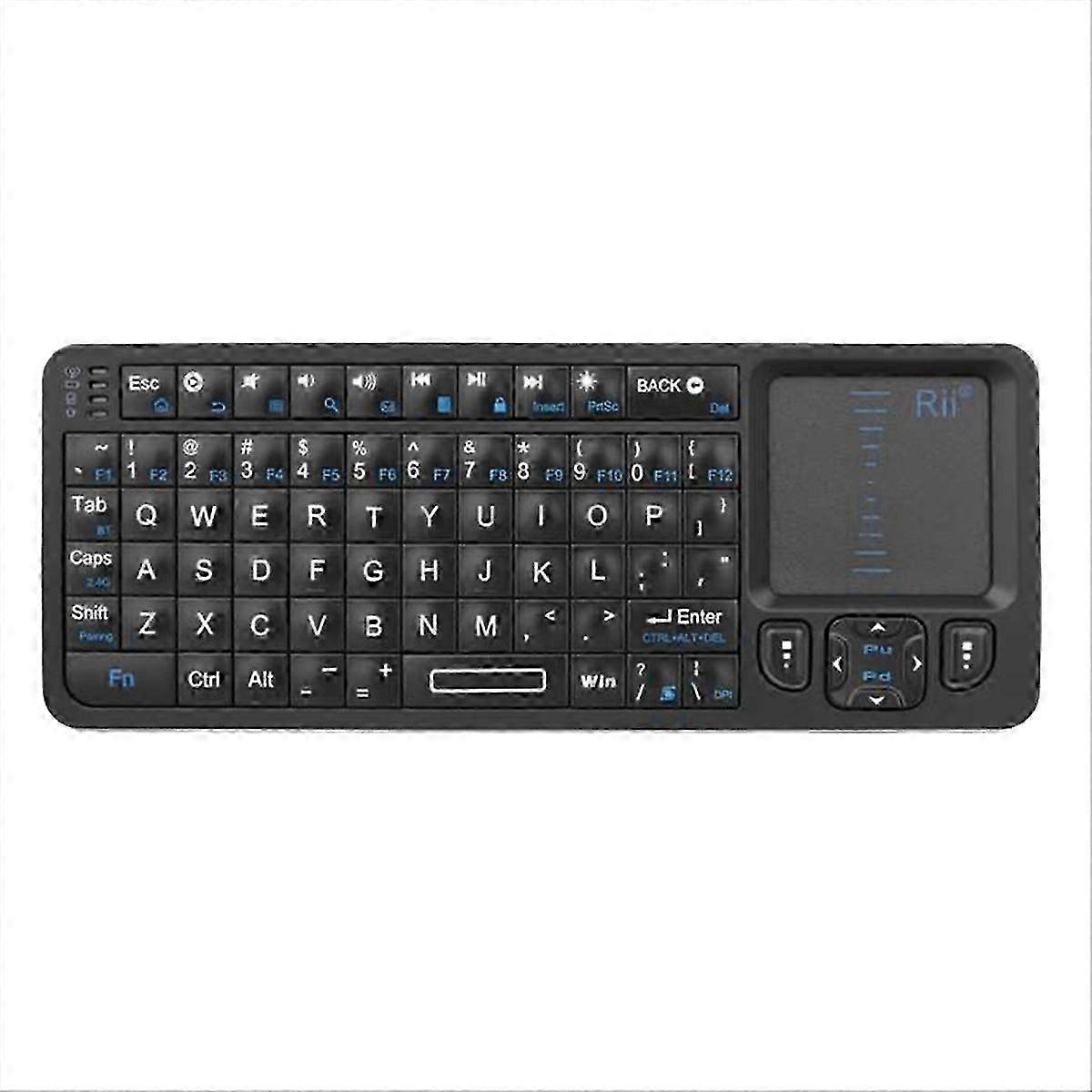Mini Bluetooth Keyboard, Backlit Wireless Keyboard with IR Learning