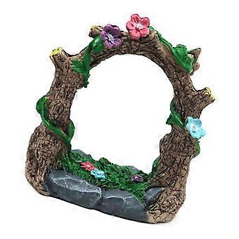 Resins Tree Cave Fish Tanks Accessory Natural Habitat Unique Underwater Tree Cave Sculpture Fish Tanks Environment Multicolor