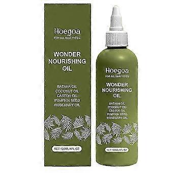 Olio di batana da 120 ml per la crescita dei capelli Olio nutriente per il cuoio capelluto dei capelli sottili con olio di ricino e rosmarino per tutti i tipi di capelli