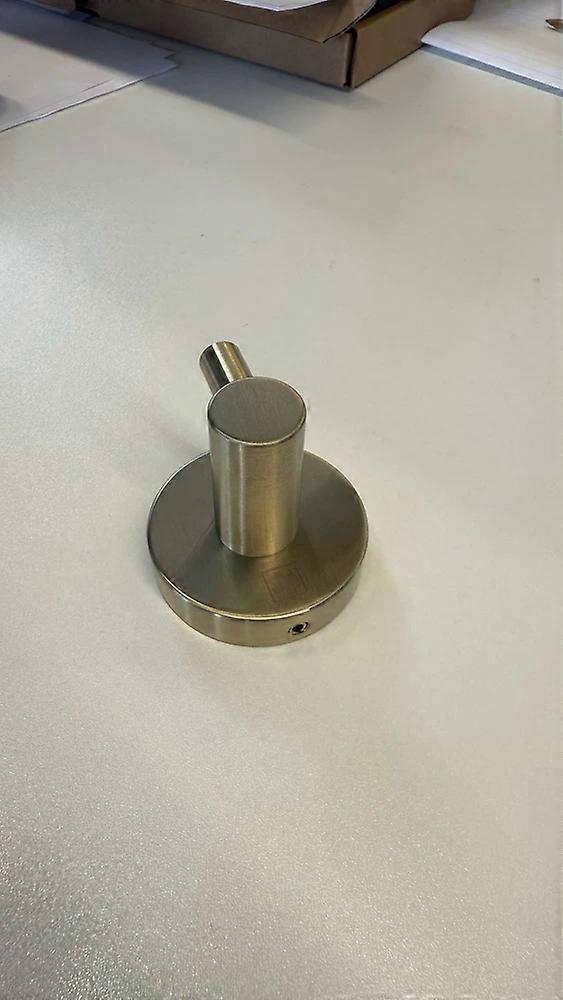 Vos Single Robe Hook (Brushed Brass)
