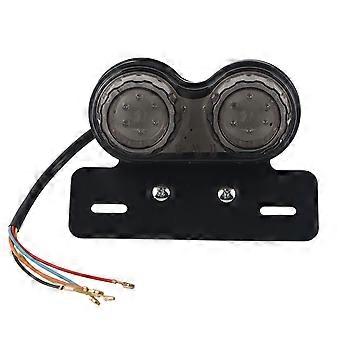 Motorcycle LED Tail Lamp Brake Indicator Turn Signal Light for Custom Cafe Racer Red Light