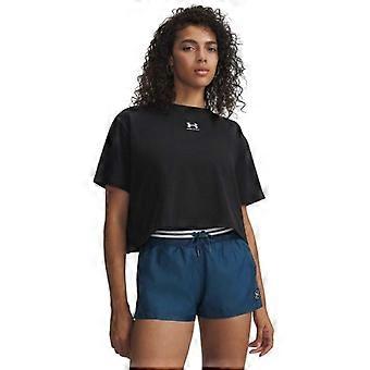 Camiseta feminina Under Armour Rival cropped boxy