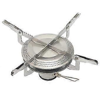 Titanium Alloy Portable Camping Gas Stove, Wind-Resistant Foldable Burner with Storage Bag, Adjustable Flame for Outdoor Cooking