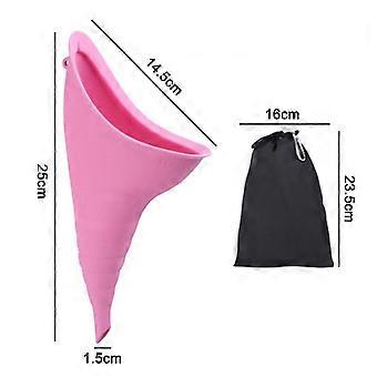 Produktbild von Tragbares Weibliches Urinal Aus Silikon – Diskret, Leicht Zu Reinigen, Ideal Für Reisen, Camping & Notfälle