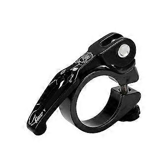 Morsetto reggisella per bicicletta, 34,9 mm, in lega di alluminio, a sgancio rapido, con design cavo, resistente alla corrosione, per MTB, bici da strada e bici casual.