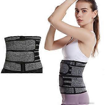 Unisex Taillentrainer Korsett Sporttaille Verstellbare Shapeweargrau,S