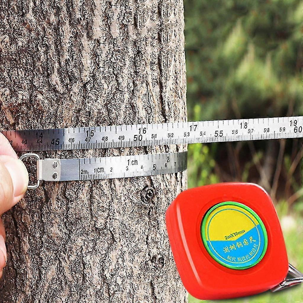 Tree Diameter Tape 2000 Mm Soft Retractable Measuring Tape