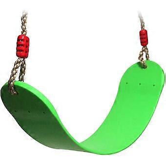 Elastic Children's Swing Color Eva Soft Board U-swing Board Swing Swing Seat Swing Board Loadable Até Aproximadamente 100 Kg Outdoor Playground Swing (verde