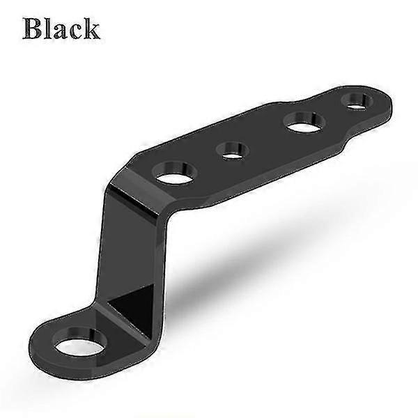 Multifunction Motorcycle Modification Accessories Bracket Head Light Brackets Rearview Mirror Lamp Bracket Extension(1 Pcs, Black)