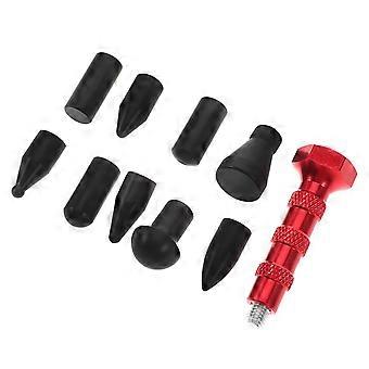 Car Dent Puller Car Dent Repair and Leveling Pen with Replaceable Heads Metal Dent Tap Down Hand Tool Dent Repair Hammer for Auto Body Repair and Dent