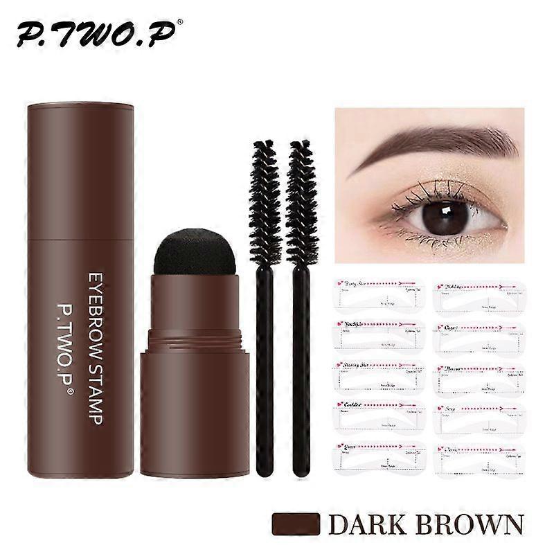 Eyebrow Stamp Set - Waterproof, Smudge-Proof, Quick Application, 3D Stereo Effect, Lazy-Friendly