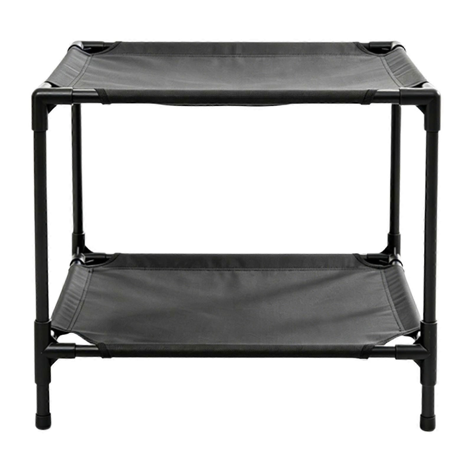 Double Elevated Cat Bed Breathable Washable Easy to Clean Practical 2 Layers