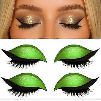 Wimpern-Applikatoren mit Lidschatten-Effekt, wiederverwendbare 2-in-1-Lidschatten-Make-up-Sticker, für alle Augenformen, 2 Paar