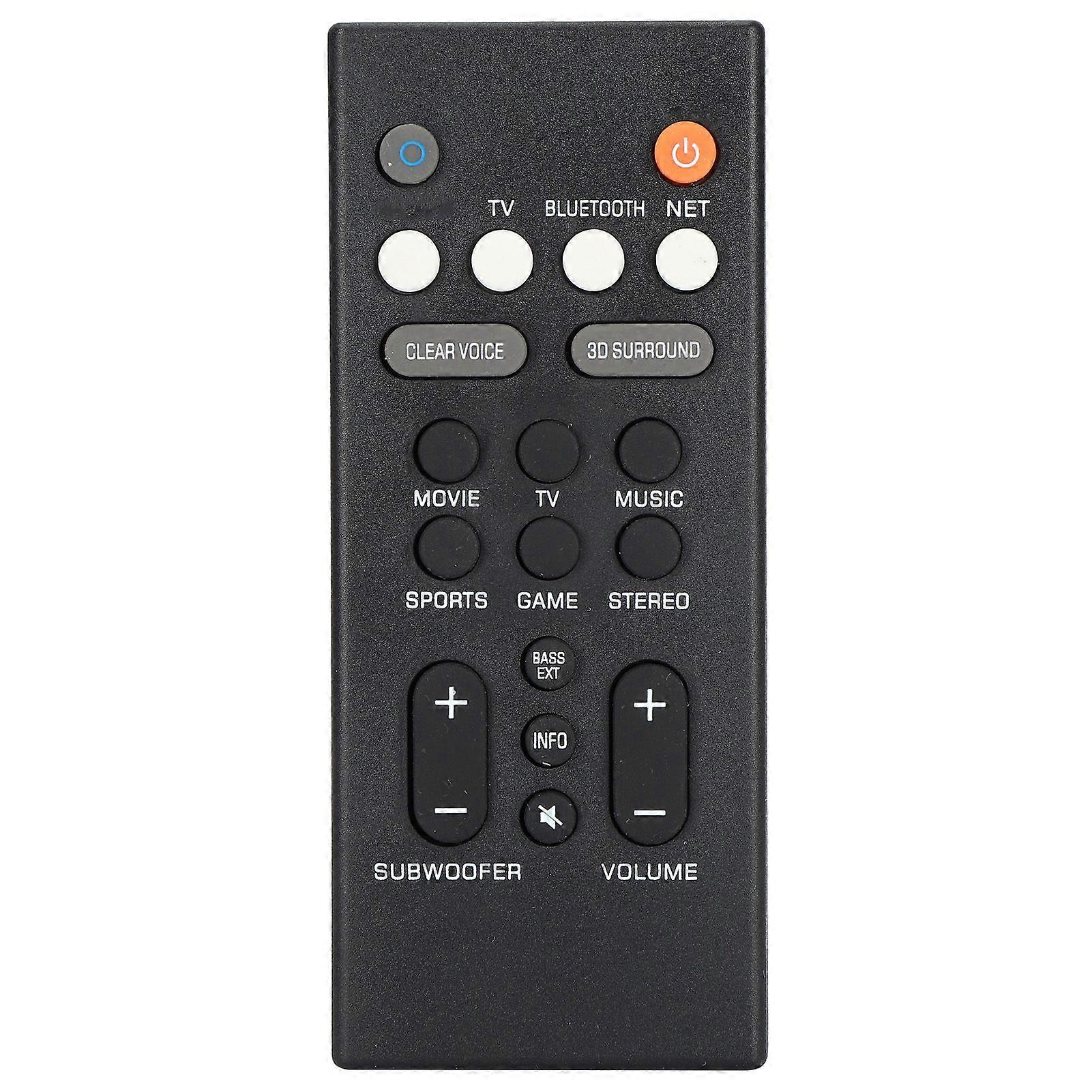 Remote Control ABS Durable Speaker Replacement Controller for YAS209 YAS109