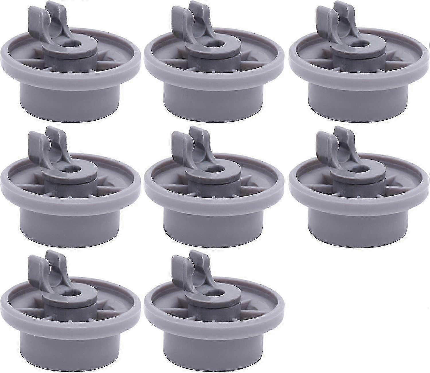 8 Universal Lower Basket Wheels compatible with Siemens Bosch Dishwasher - Replacement Rollers