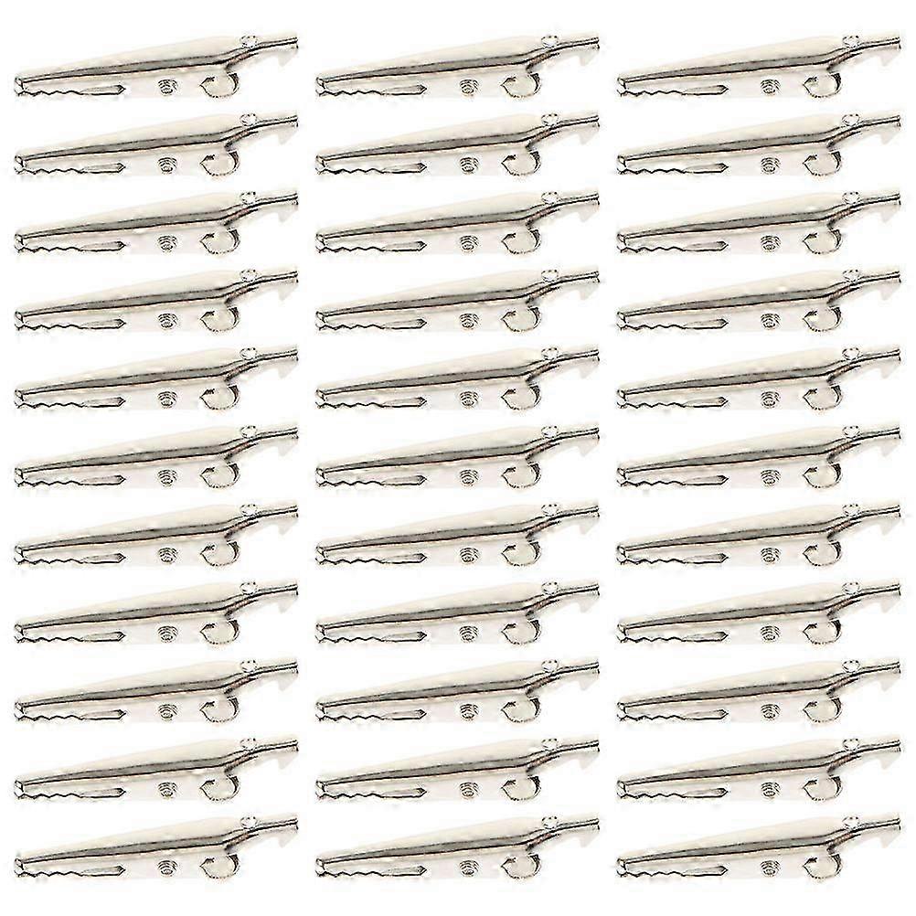 Practical Iron Clip Clamp compatible with Electric Test Lines 100Pcs