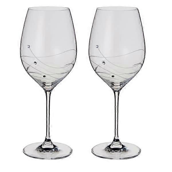 Goblets: 2 x 52cl Dartington Crystal Goblets, Glitz