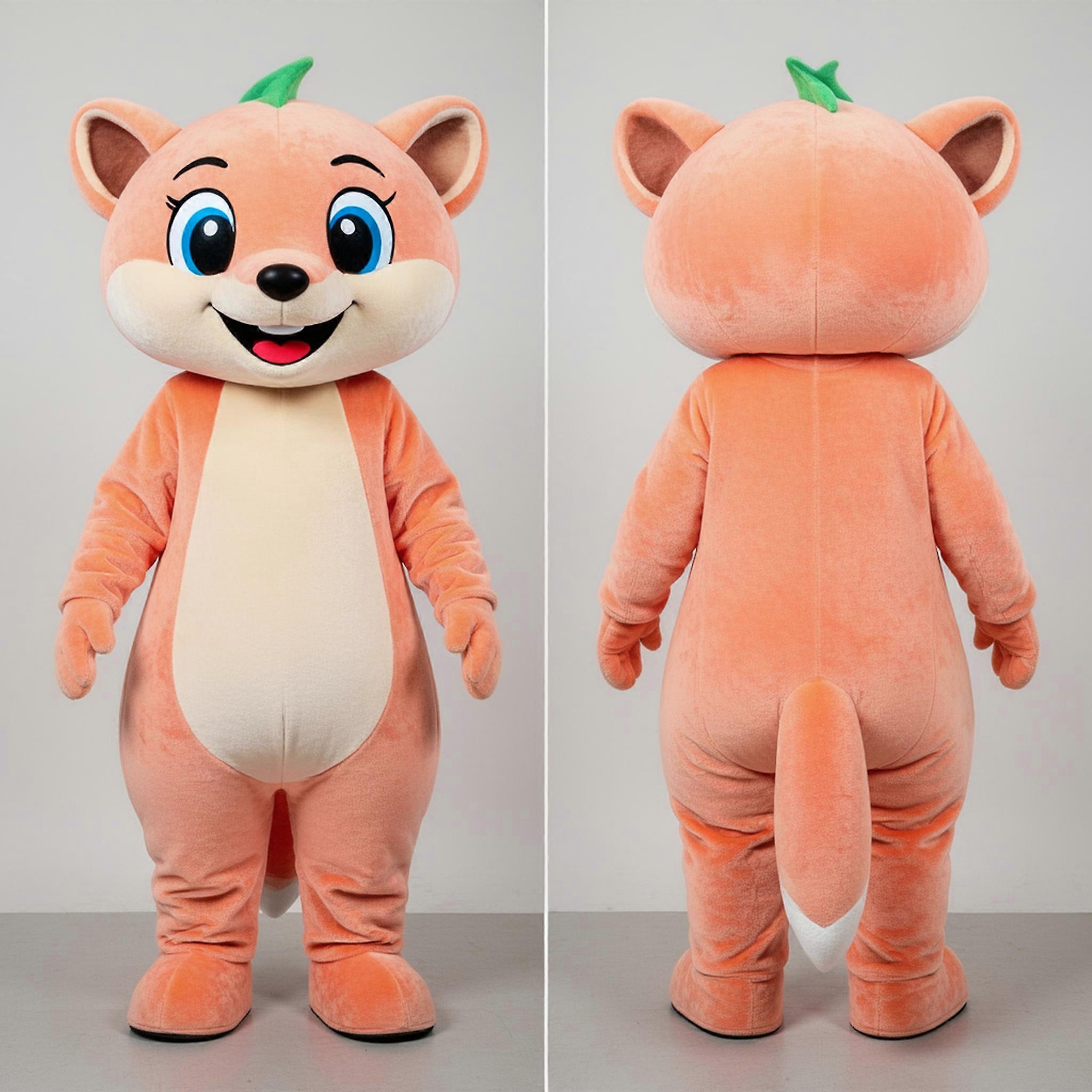 MASTICOT Peach Vibrant Mongoose Mascot