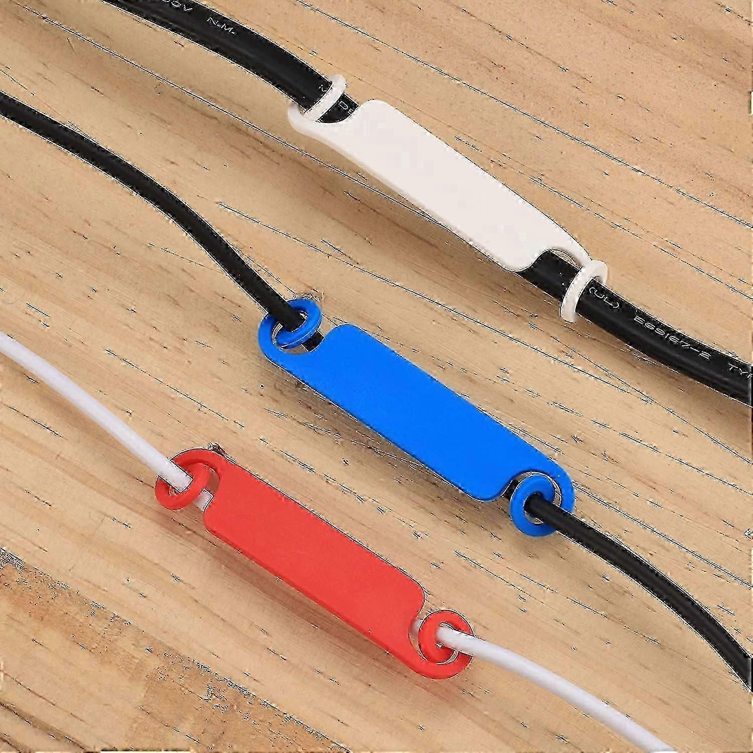 50 Cable Identification Labels, Multicolor Cable Labels, Marking Wire Labels, Marking System, Cable Management-Good