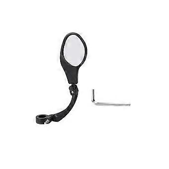 Wide Lens Bike Rearview Mirror with End Insert Mount, Jointed Head and 18-26 mm Opening Size in Everyday Cycling Outdoors Multicolor
