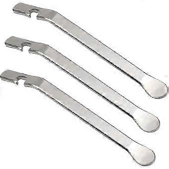 3PCS Cykel Däck Spak Metall, Rostfritt Stål Spak Däckspak, Däckavtagare, Däckavtagare Cykelverkstad för Däckborttagning