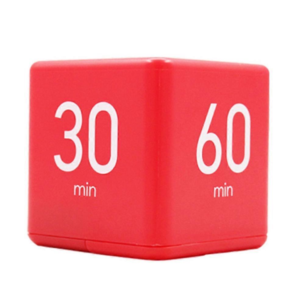 Time Management Time Cube Timer Cube Flip Timer LED Display Cube Timer 15/20/30/60 Min Kitchen Timer Red
