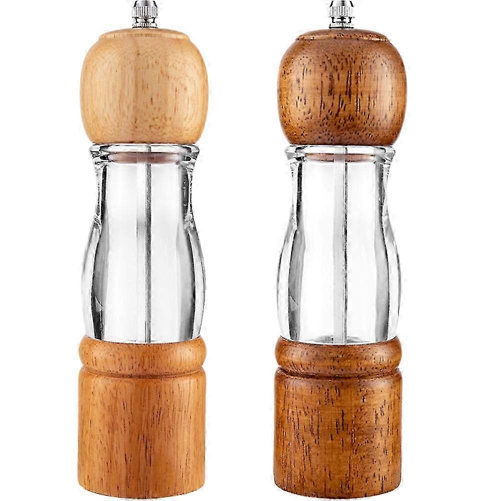 Wooden Fine Pepper Grinder Set