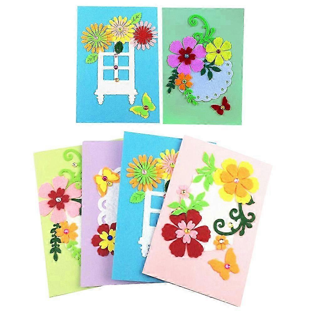 6pcs Kid-Friendly Card Craft Set