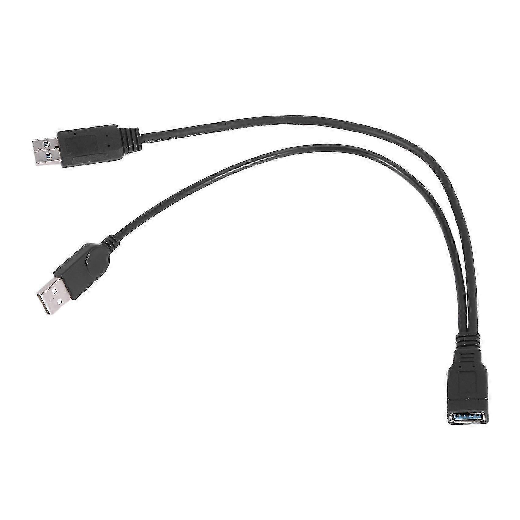 Dual-Port USB Power Y Cable