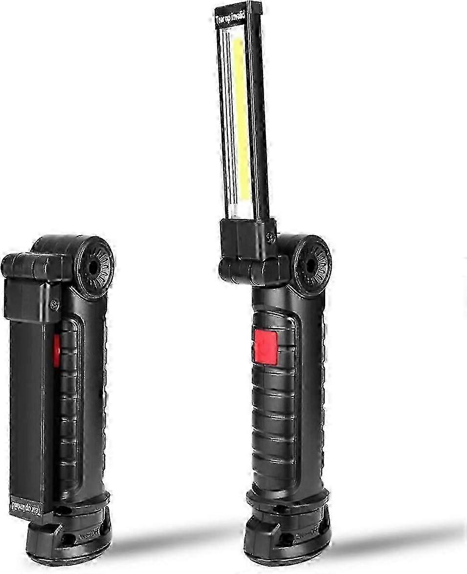 5-mode 2000 Lm Magnetic Cob Led Function Light Folding Camping Lamp Versatile Function Light Torch With Hook Outdoor Light