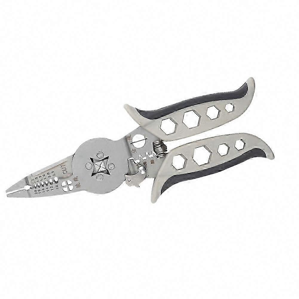 Wire Stripping Separation Terminal Crimping Multi-Functional Pliers