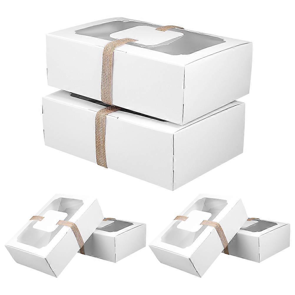 Paper Cake Box for Storage with Window 1Set