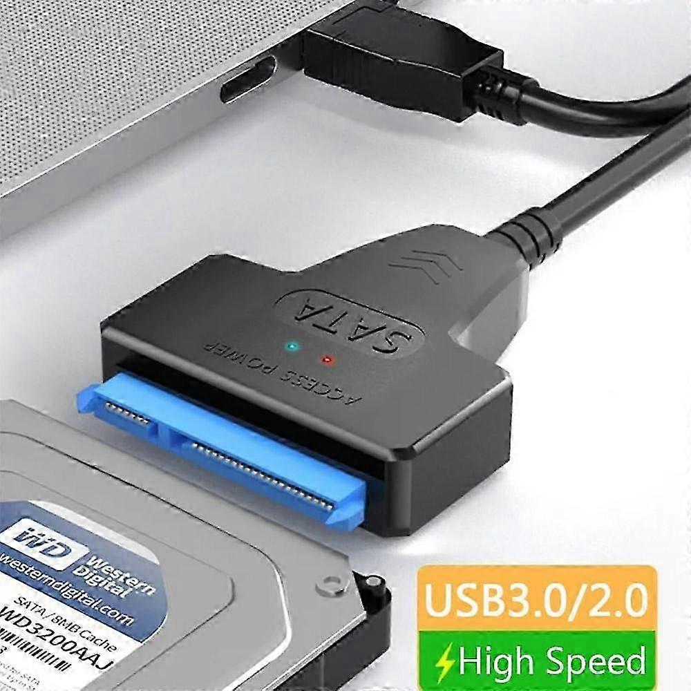 USB 2.0 to SATA 22Pin Adapter Cable