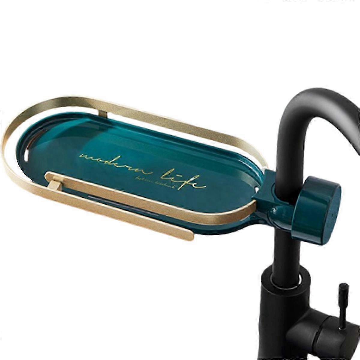 Compact Sink Caddy with Integrated Towel Bar