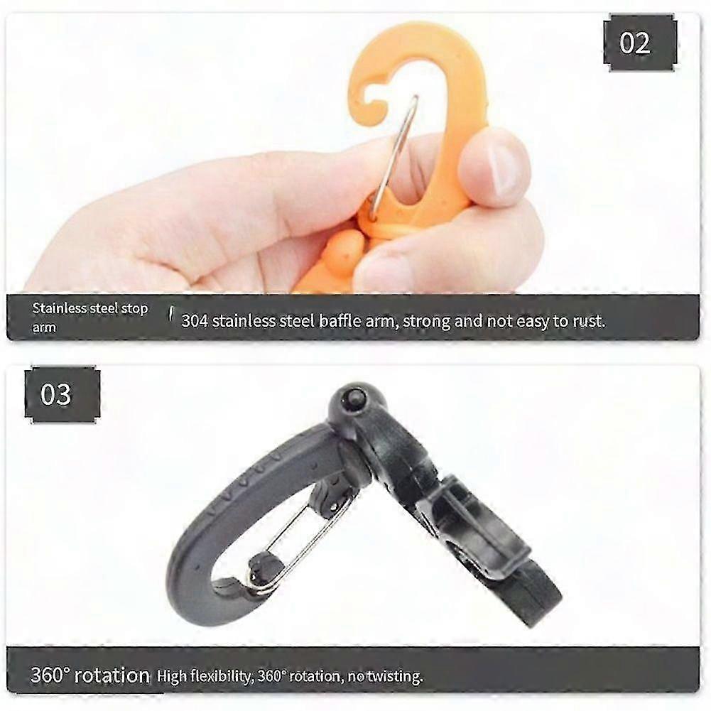 Diving Quick Release Buckle for BCD Regulator Hose Clamp Low Pressure Pipe Hook