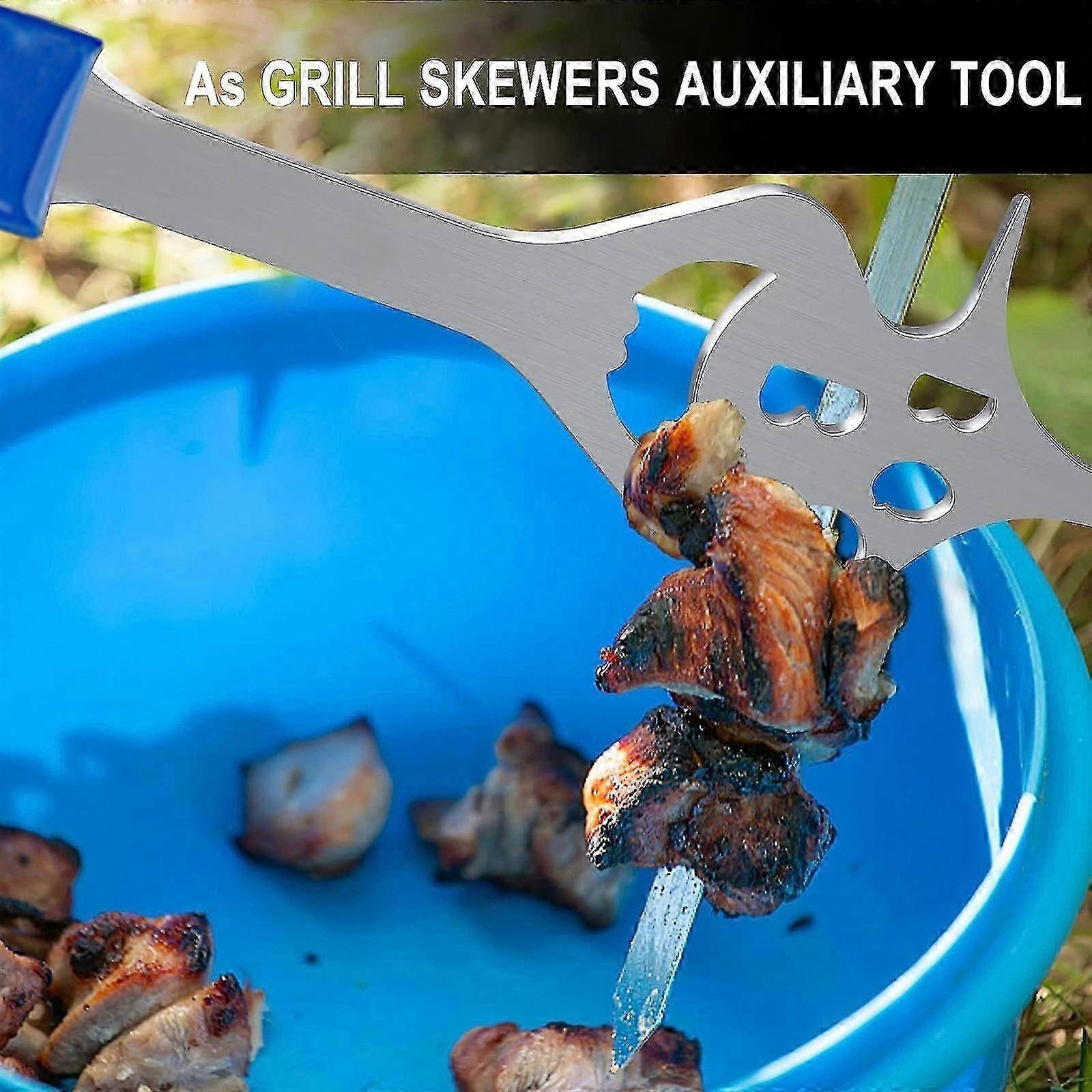 Multifunctional BBQ Fork for Grilling, Camping & Kitchen Use